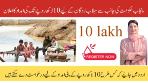 Maryam Nawaz 10 Lakh Flood Relief Package Registration Process