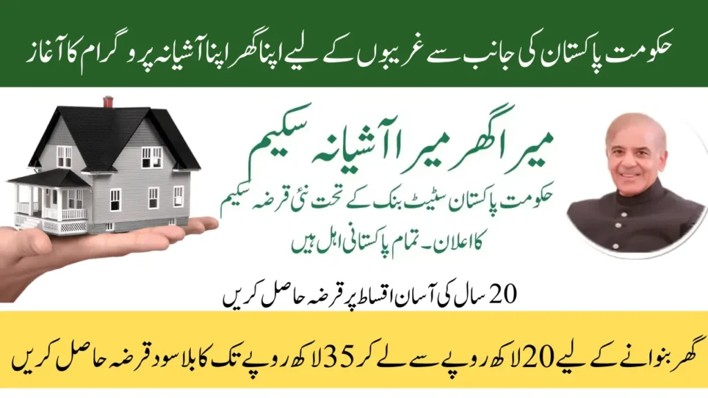 Mera Ghar Mera Ashiana Loan Scheme By SBP Online Registration