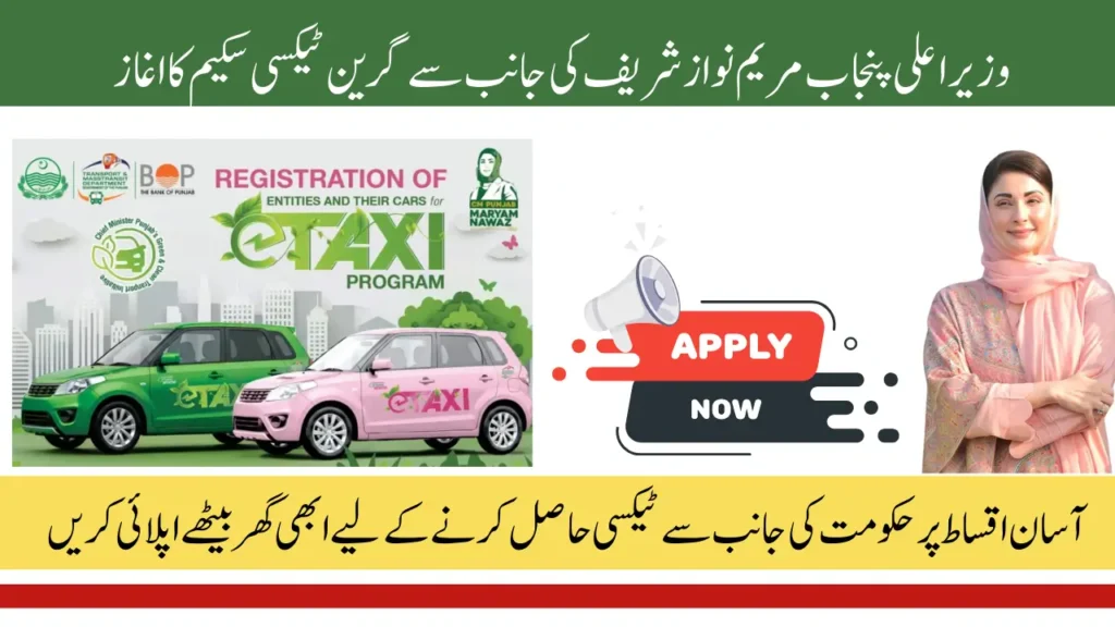 Punjab E-Taxi Scheme Payment Structure and How to Apply