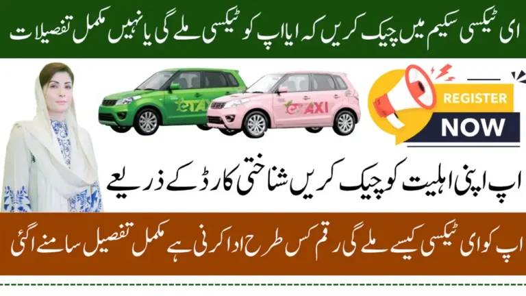 CM Punjab E-taxi Scheme Registration Closed - How To Check Application Status