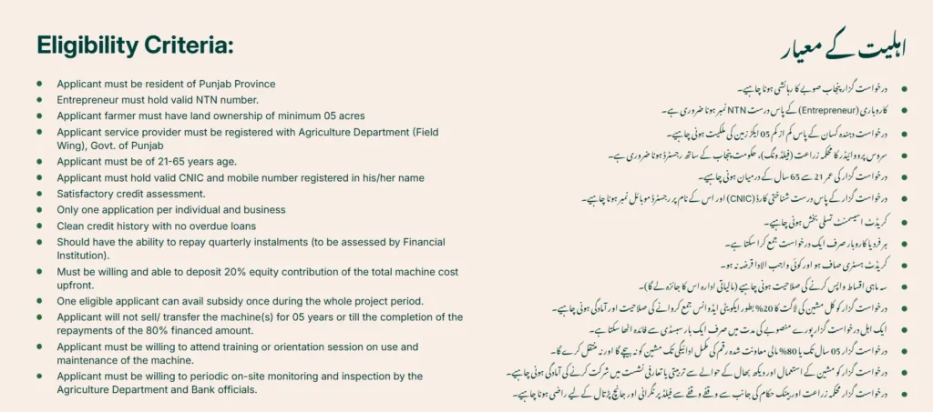 CM Punjab Hi-Tech Farm Mechanization Scheme Registration, Eligibility And Loan Details