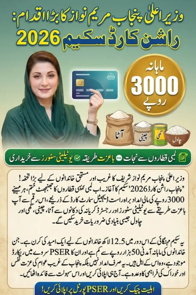 CM Punjab Rashan Card 2026 Online Registration and Eligibility Full Guide