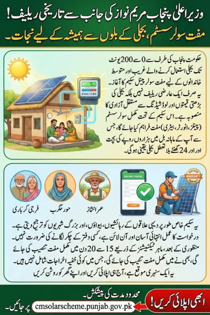 Pakistan Solar Panel Scheme 2026: Free & Subsidized Solar Systems, Eligibility & Online Application Guide