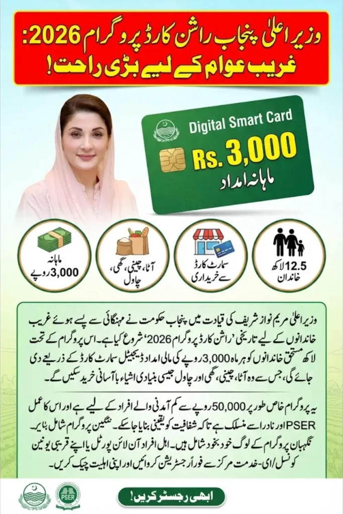 Ration Card 2026 Online Registration & CNIC Payment Status Check – Complete Official Guide